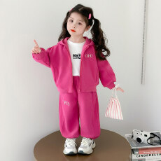 批发<b class='q'>女童</b>套<b class='q'>装</b>2026春秋休闲新款宝宝洋气卫衣运动装两件套儿童秋装