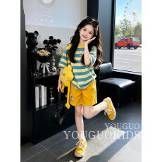 批发女童套装2026新款今年流行爆款<b class='q'>夏</b>装女大童<b class='q'>夏</b>薄款<b class='q'>夏</b>季多巴胺风<b class='q'>夏</b>装