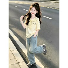 批发<b class='q'>女</b><b class='q'>童</b>短袖T恤2026新款儿童夏季巨好看洋气<b class='q'>童装</b>衣服夏装小女孩上衣t