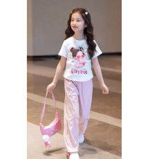 批发公主<b class='q'>女</b><b class='q'>童</b><b class='q'>夏装</b><b class='q'>修身</b>印花洋气短袖T恤2026夏季新款韩版可爱<b class='q'>女</b>孩t