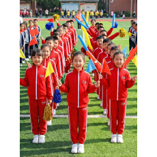 批发小学生班服<b class='q'>幼儿园</b>园服儿童运动会服装新款中国红<b class='q'>校服</b>春款两件套装