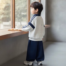 批发2026春秋男童<b class='q'>秋</b>季卫衣套<b class='q'>装</b>新款帅气<b class='q'>韩版</b>儿童秋<b class='q'>装</b>休闲两件套