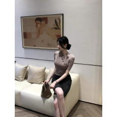 批发韩系温柔风高领飘带蝴蝶结中袖T恤女夏季新气质<b class='q'>修身</b>显瘦百搭上衣