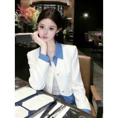 批发2026年秋季新款法式外套长袖女装<b class='q'>女士</b>韩系时尚百搭拼接小众上衣潮