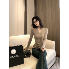 批发老钱风白色飘带v领长袖针织<b class='q'>衫</b>女秋季修身显瘦内搭套头打底<b class='q'>衫</b>上衣
