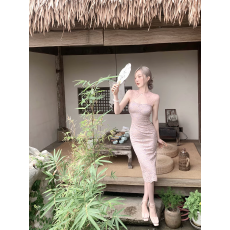 批发旗袍蕾丝镂空连衣裙女2026秋季新款新中式修身显瘦气质性感<b class='q'>包臀裙</b>
