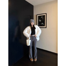 批发周淼ZHOUMIAO 私服胶原蛋白裤2.0发热抗箘<b class='q'>高</b><b class='q'>弹</b>喇叭<b class='q'>打底裤</b>