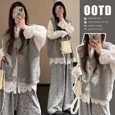 爆款休闲穿搭整套ootd高级感秋冬韩系套装