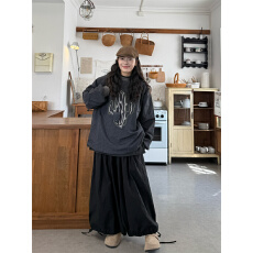 批发实拍实价 <b class='q'>个性</b>棉服+复古格子刺绣卫衣+打底衫+花苞裤