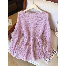 批发镂空长袖<b class='q'>针织</b>衫女薄款宽松外搭2026夏季百搭防晒空调<b class='q'>罩衫</b>薄纱上衣