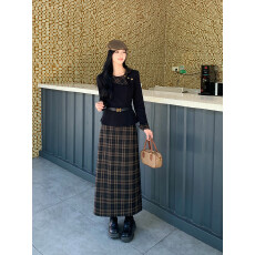 批发实拍大码女<b class='q'>装</b>设计感时尚套<b class='q'>装</b>胖MM收腰显瘦法式长袖<b class='q'>衬衫</b>半身裙套<b class='q'>装</b>