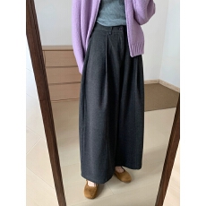 批发话里通勤百搭呢料慵懒<b class='q'>裤</b>子2025秋季新款<b class='q'>韩版</b>休闲气质宽松显瘦长<b class='q'>裤</b>