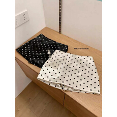 批发俏皮法式 缎面波点低腰裙裤女春夏气质显瘦减龄a字短裙裤裙
