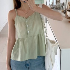 批发蕾丝v领吊带背心女内搭夏季新款宽松显瘦百搭外穿上衣潮