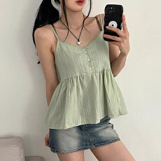 批发纯欲蕾丝v领吊带背心女内搭夏季新款宽松显瘦百搭外穿上衣