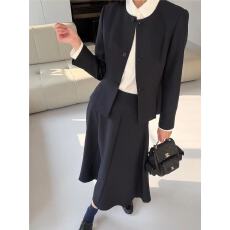 批发高智感通勤风西服套装女春季新款韩式休闲<b class='q'>西装</b>外套半身裙两件套