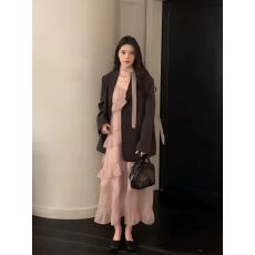 批发廓形<b class='q'>西装外套</b>蛋糕裙套装<b class='q'>女</b>2026超火开春穿搭巨好看休闲独特设计感