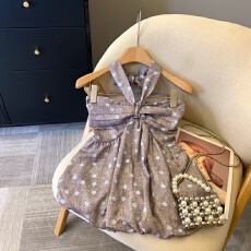 上实拍~纯欲性感波点抹胸背心女夏气质甜美减龄露肩花苞上衣小衫