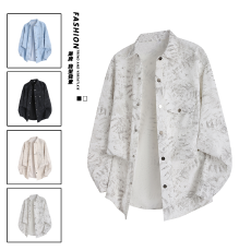 批发春秋季长袖潮流夹克清爽衬衣长袖外套