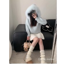 批发蝴蝶结刺绣针织衫外套女装秋冬2025新款<b class='q'>甜美</b>减龄宽松短款毛衣开衫