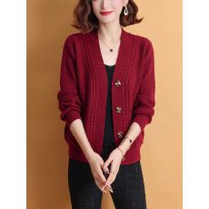 批发<b class='q'>开衫</b><b class='q'>针织</b>外套女秋装2025年新款春秋妈妈配裙子毛衣外搭<b class='q'>短款</b>