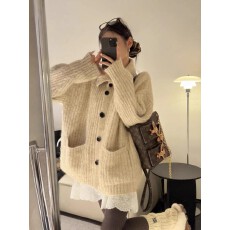 批发韩国东大门秋季新款乌勒尔的火种纯色百搭保暖毛衣4色毛针织衫女