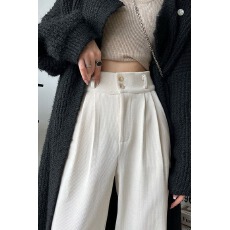 批发阔腿裤女秋<b class='q'>冬</b>新款2026高腰休闲直筒宽松拖地雪尼尔西装裤子女