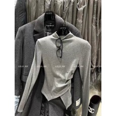 批发ADD韩版秋冬新款<b class='q'>气质</b>显瘦加绒高领磨毛设计感内搭打底衫女上衣T恤