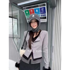 批发十三行2025秋冬季新款撞色排扣假三件螺纹拼接<b class='q'>衬衫</b><b class='q'>显瘦</b>开衫上衣女