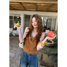 批发新款~法式显瘦洋气时尚百搭高级感重工<b class='q'>亮片</b>无袖针织<b class='q'>背心</b>上衣女