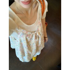 批发peanut花生家26夏上新!麻棉底料印花连衣裙