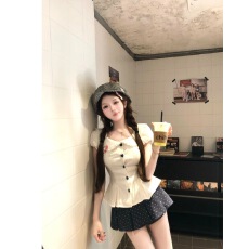 批发瑞茜·威瑟斯 海盐奶盖 纯欲辣妹风中式服装上衣裙子裤