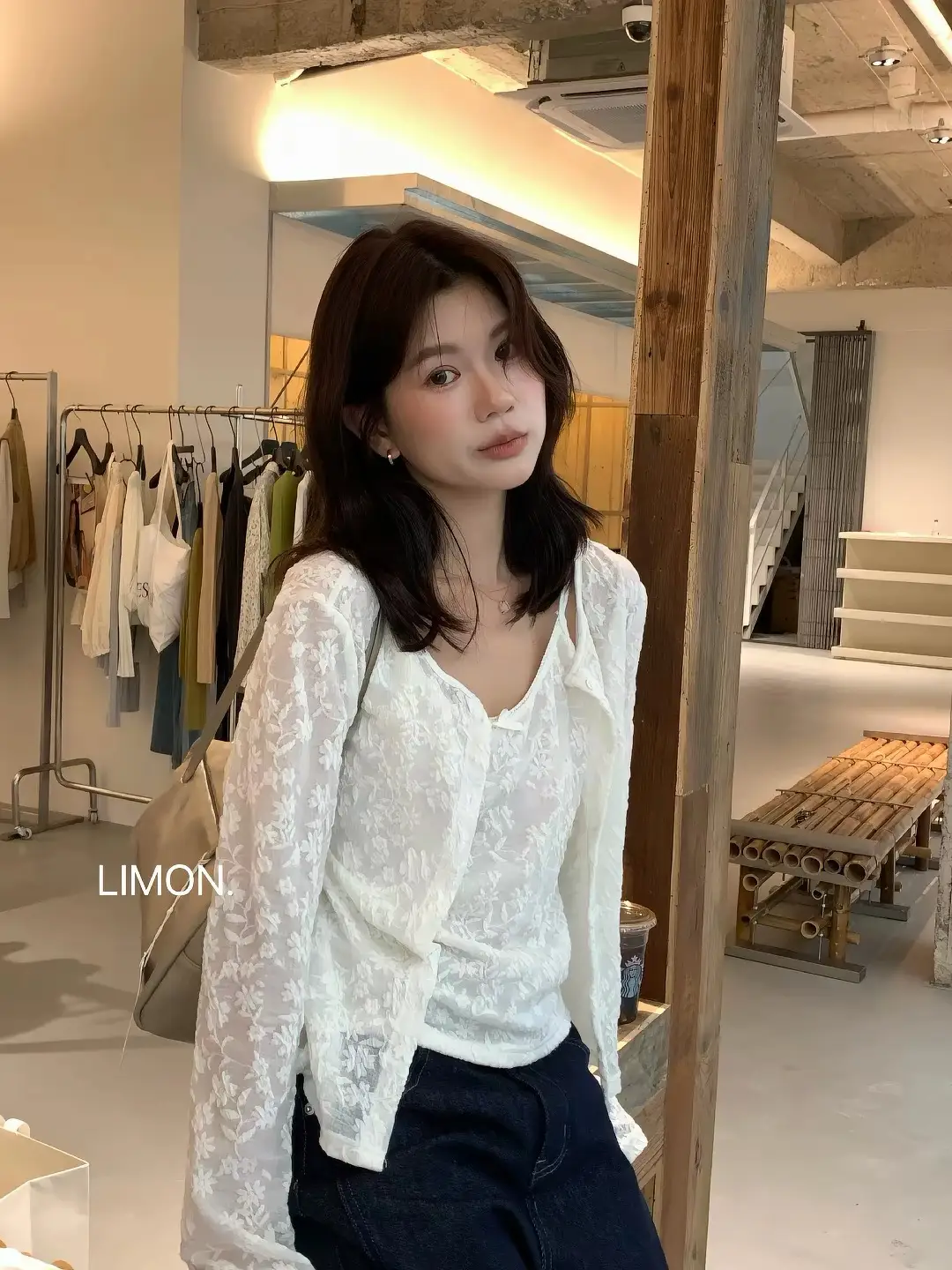 프렌치 레이스 가디건 세트 상세 이미지 4