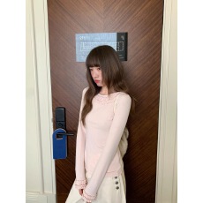 批发你好卡农 半高领<b class='q'>修身</b>针织打底衫女肌底衣休闲耐穿舒适显瘦日常款
