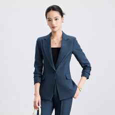 批发秋季收腰显瘦一粒扣西服套装<b class='q'>女</b>2025年新款简约干练气质通勤<b class='q'>小西装</b>