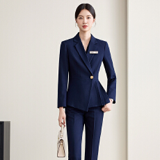 批发高端酒店<b class='q'>服务员</b>职业正装<b class='q'>工作服</b>西装女秋季新款修身显瘦西服两件套