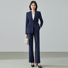 批发女神范职业西装套装女春秋新款高级感<b class='q'>工作服</b>公务员面试正装西服