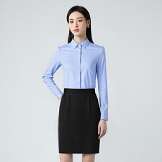 批发<b class='q'>酒店</b><b class='q'>服务员</b>职业工作服长袖衬衣女装秋季新款修身通勤百搭衬衫套装