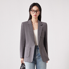 批发韩版百搭休闲小西服外套女秋<b class='q'>冬</b>装新款设计感高端职业长袖西装上衣