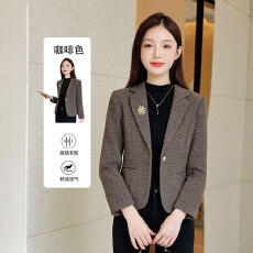 批发休闲韩式职场短款小西装女秋<b class='q'>冬</b>新款通勤小个子穿搭时尚气质西服