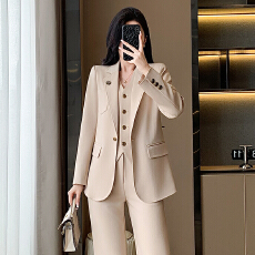批发气质女神范通勤职业西服套装2025秋季新款简约干练正装长袖<b class='q'>小西装</b>