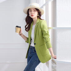 批发酒红色西装外套女2026新款高端职业女装<b class='q'>通勤</b>气质复古休闲西服上衣