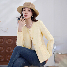 批发小香风外套女2026春季新款高级感职业装套装时尚气质小个子两件套