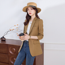 批发咖色西装外套女士春<b class='q'>秋</b>2026新款超火爆款时尚休闲气质高级感小西服