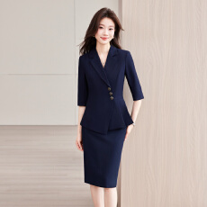 批发西装简约干练气质<b class='q'>七分袖</b>西装套装女夏季新款休闲女神范通勤小西服