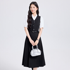 批发时尚气质名媛学院风<b class='q'>连衣裙</b>女2026夏新款<b class='q'>高端</b>修身显瘦女神范<b class='q'>连衣裙</b>