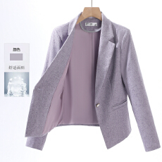 批发长袖西装女2026春夏新款高级感气质休闲百搭小西服外套小个子