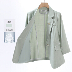 批发时尚女神范高端七分袖西装外套女2026<b class='q'>夏季</b>新款韩式名媛短款小西服