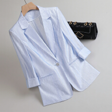批发时尚高端七分袖薄款西装外套女2026<b class='q'>夏季</b>新款气质百搭女神范小西服