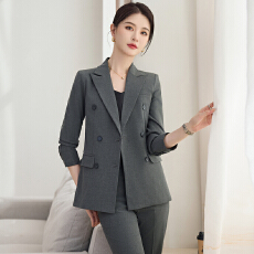 批发西装简约干练气质职业西装外套女秋季新款休闲<b class='q'>百搭</b>OL通勤西服套装